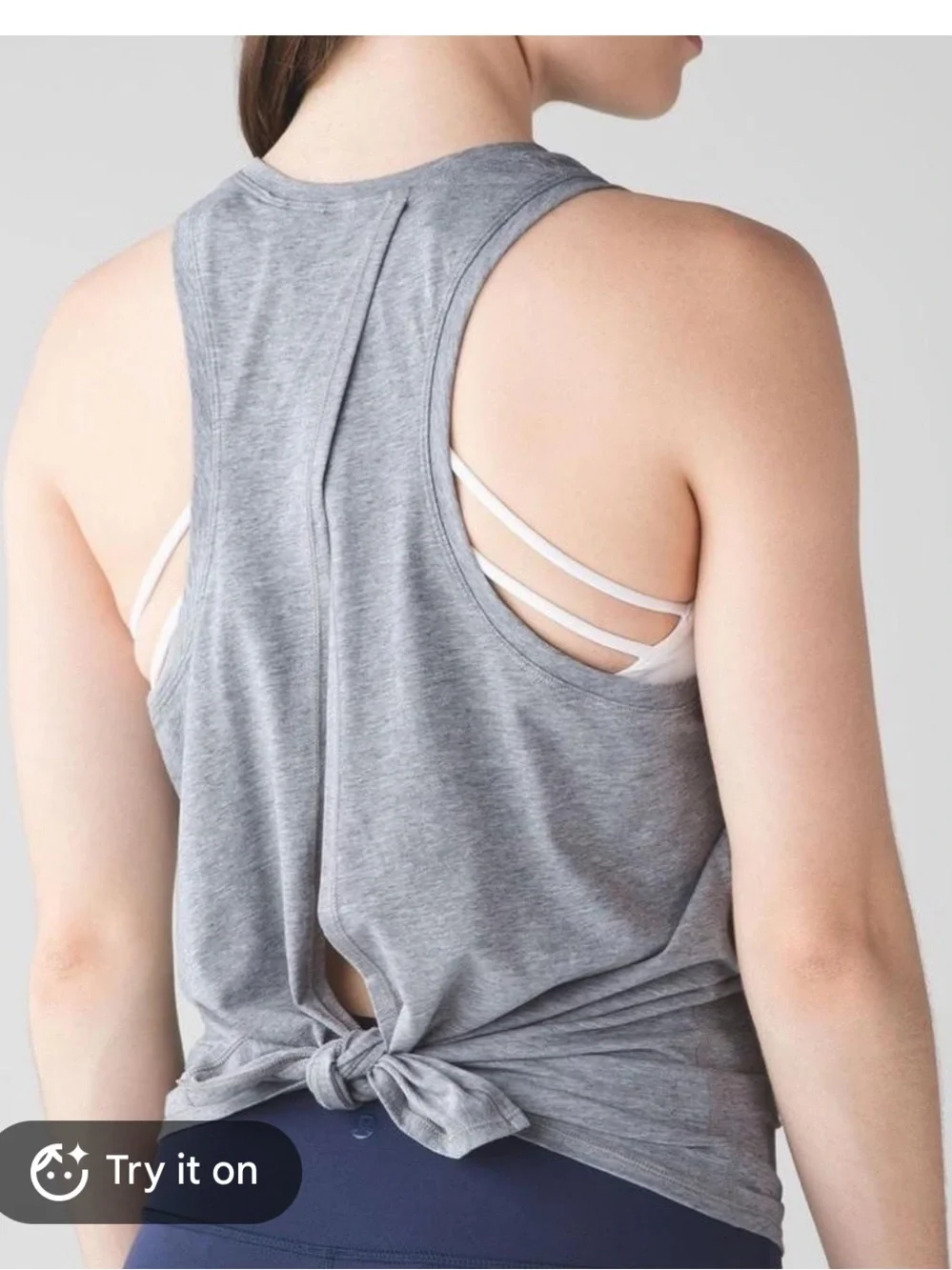 Lululemon All Tied Up Tank Pigment Grey 4